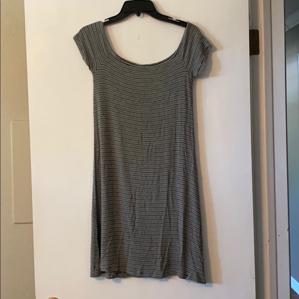 Off-the-shoulder mini dress